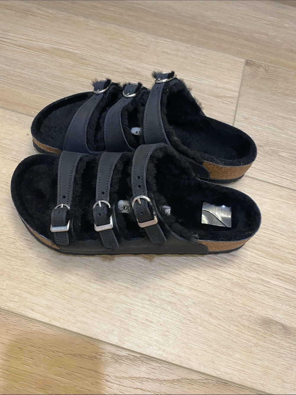 Birkenstock Florida fresh shearling black